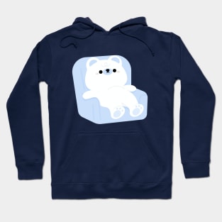 Lazy polar bear Hoodie